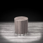 monaco round taupe stylish 1 coffee table