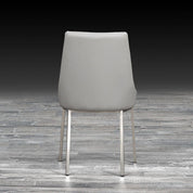 monroe gray luxury dining chair