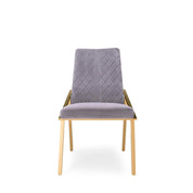 Nolan Titanium Gold Gray Dining Chair