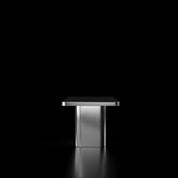 Olivero Brushed Silver Coffee Table   My Store Small Coffee Table