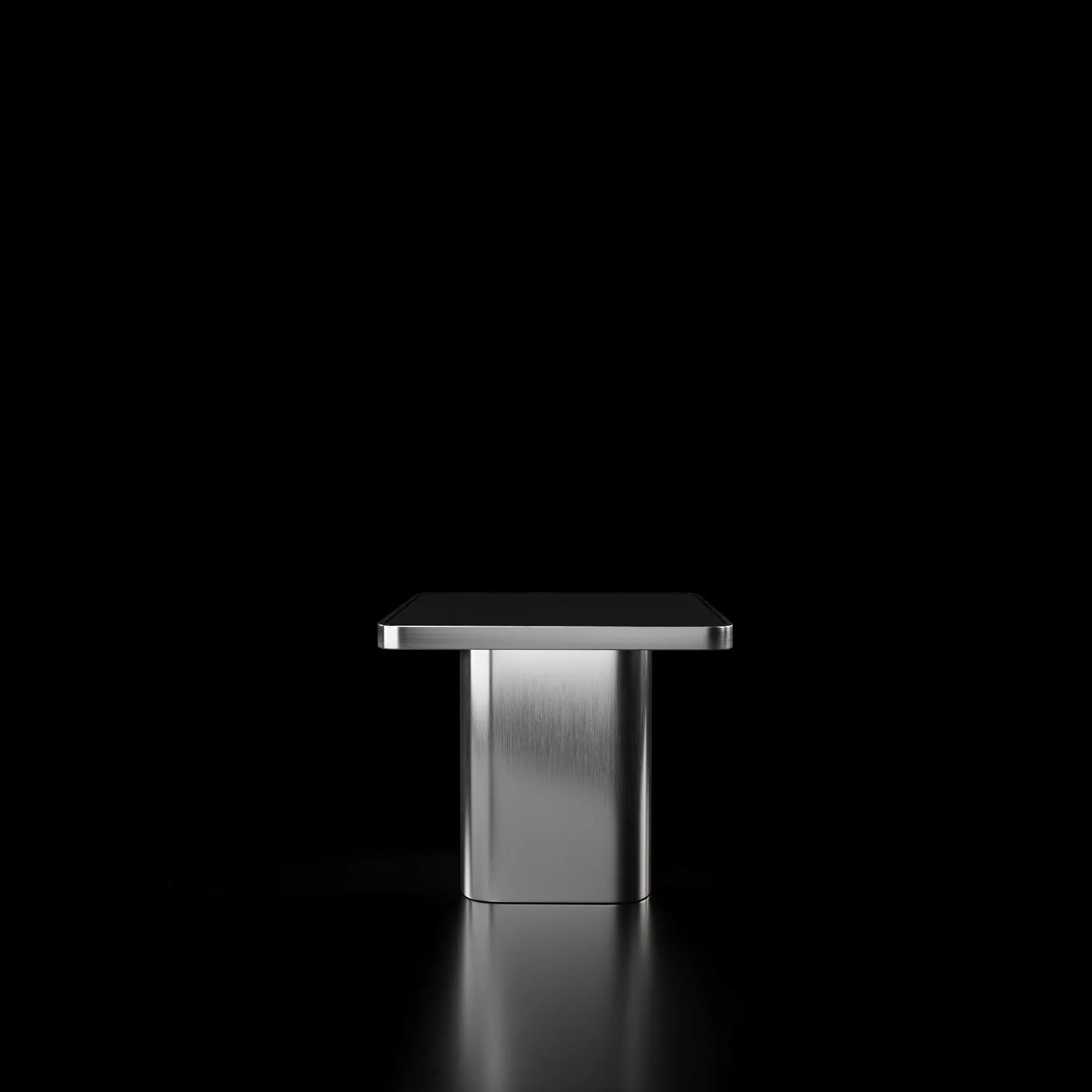 Olivero Brushed Silver Coffee Table   My Store Small Coffee Table