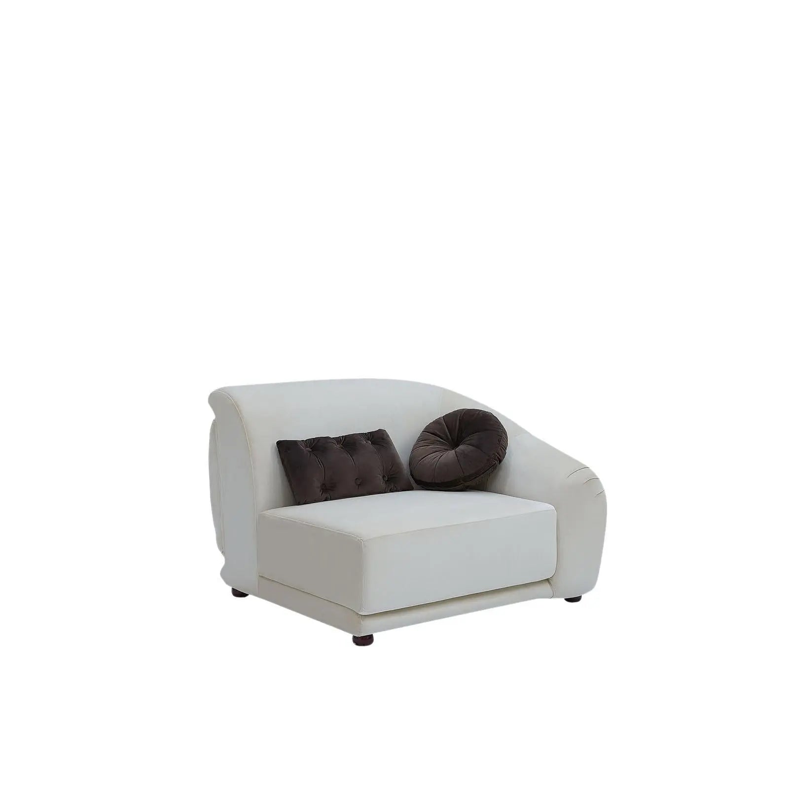 olivia beige brown modern 9 sectional