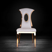 onyx oyster modern dining chair