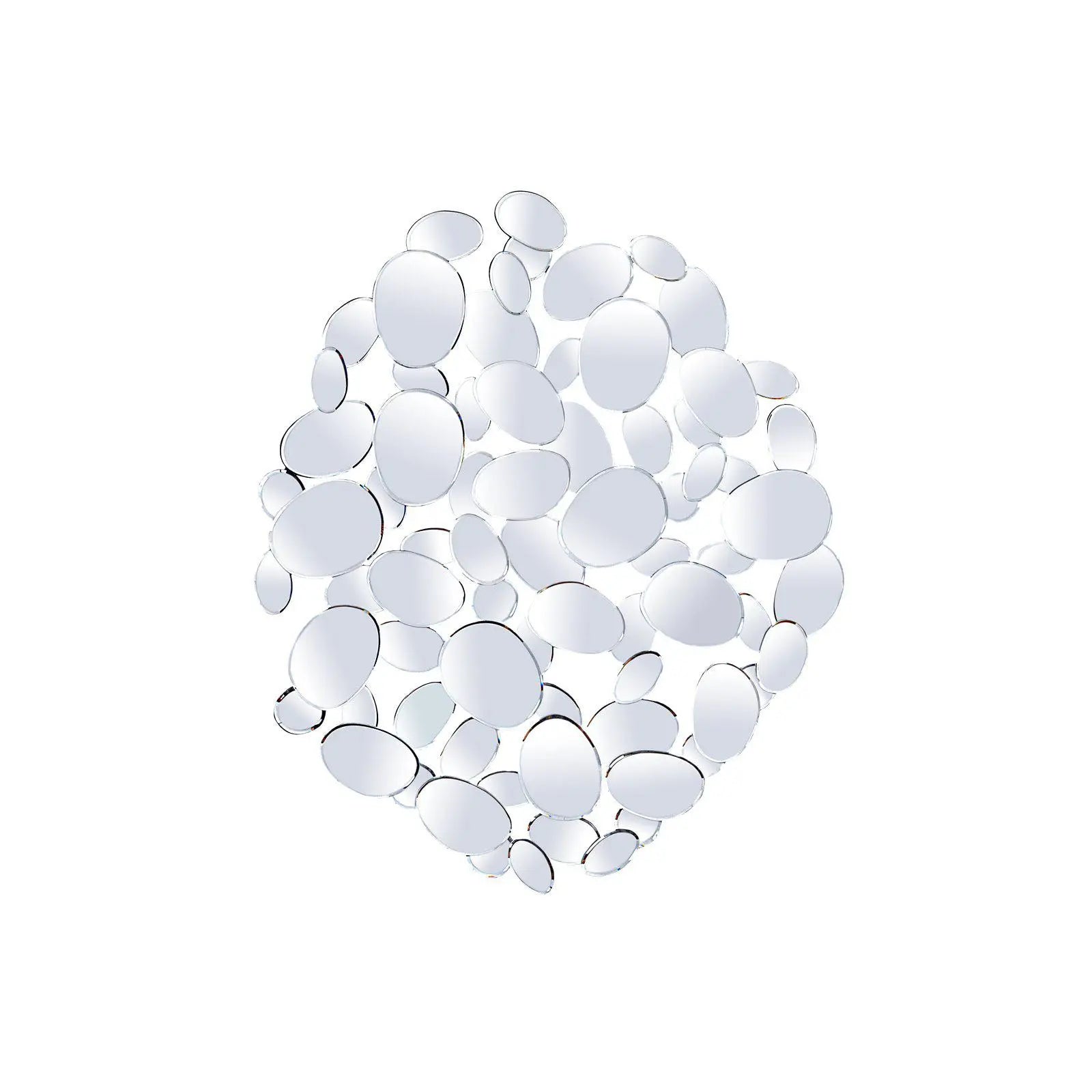 pebbles wall mirror