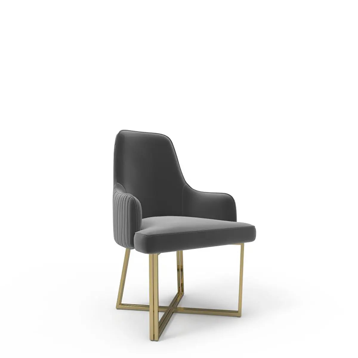 Ravenna Titanium Gold Dining Chair