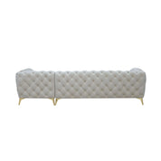 regina tgss left sofa chaise beige luxury 7 sectional