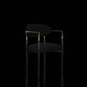 Roubi Brushed Champagne Gold Dining Chair