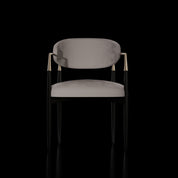 Roubi Brushed Champagne Gold Dining Chair