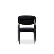 roubi ss black modern 8 dining chair