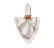 Jardin Napkin in White & Blush, Set of 4