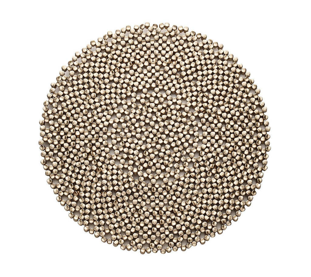 Gilded Channel Placemat in Gold, Set of 4