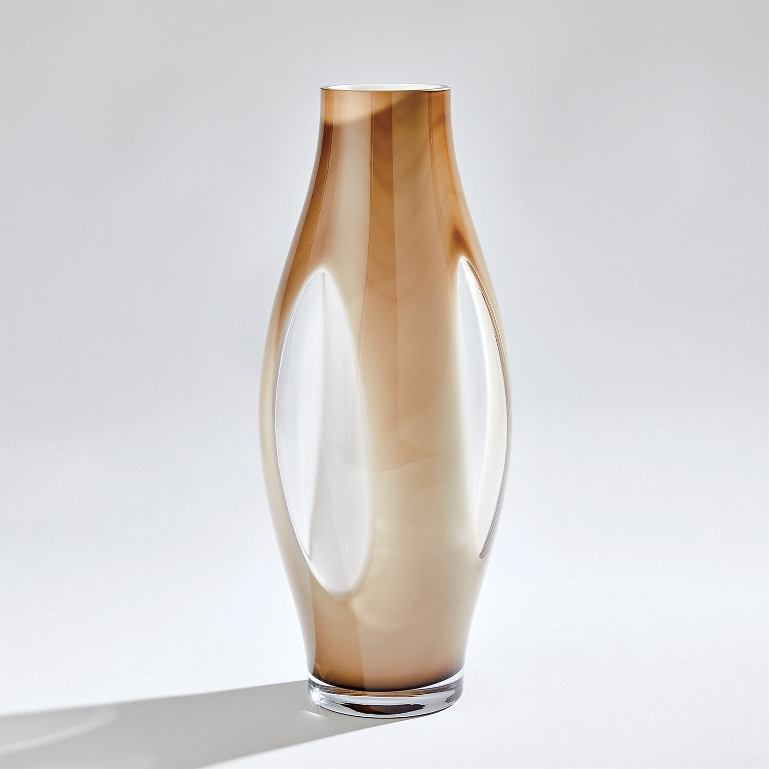 Fly Through Vase-Topaz-Lg