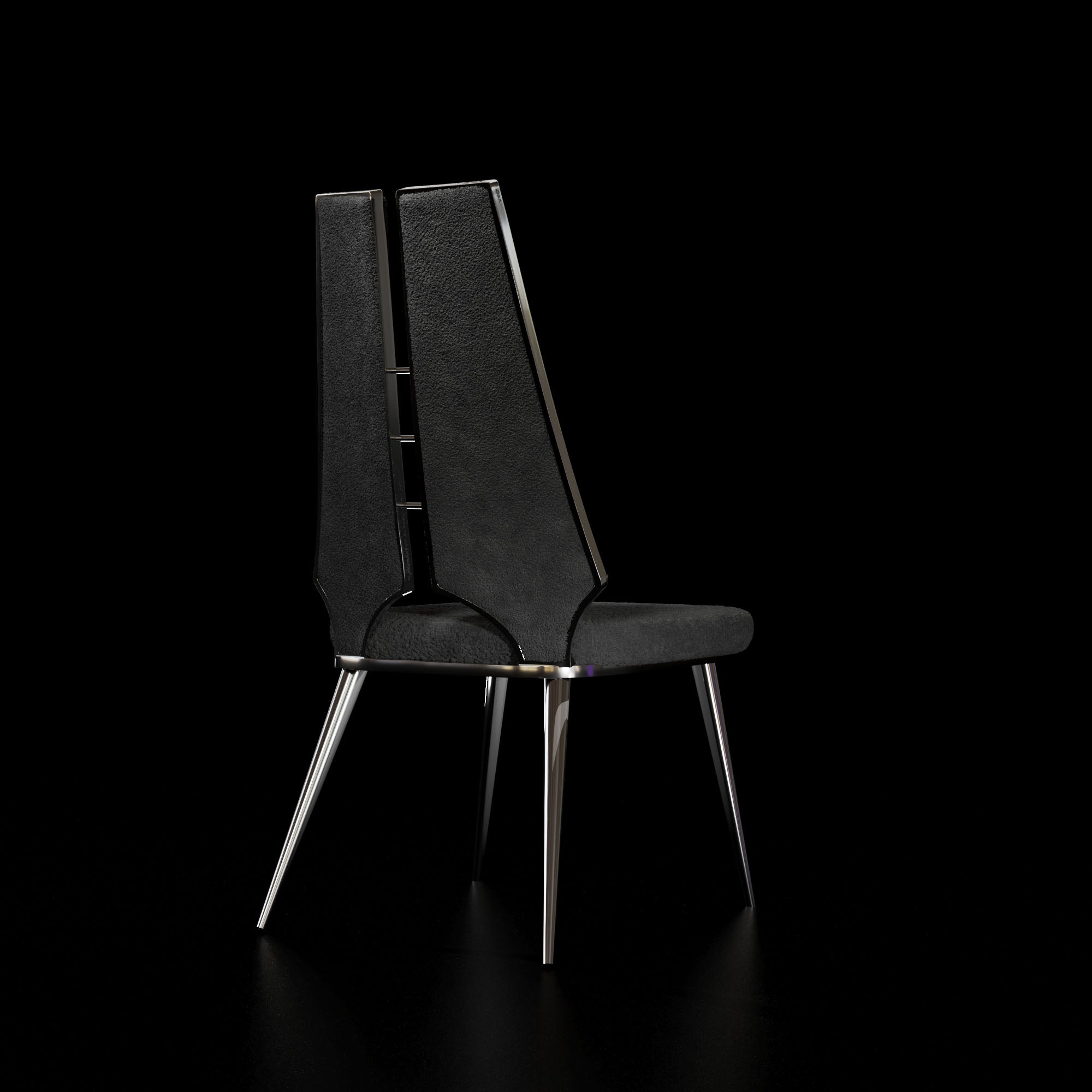 Santos Silver Dining Chair