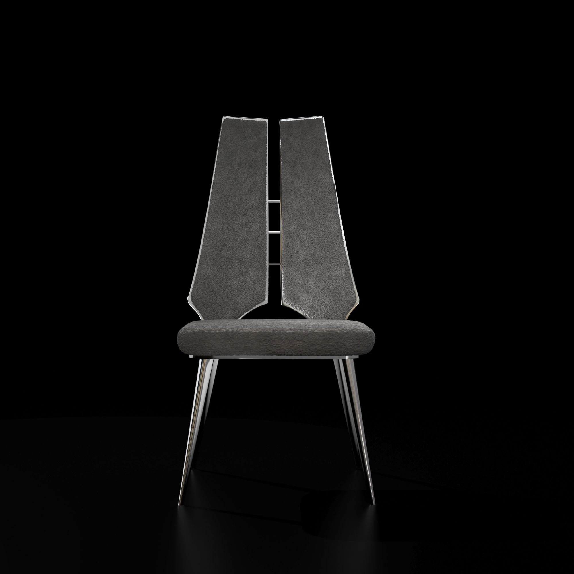Santos Silver Dining Chair