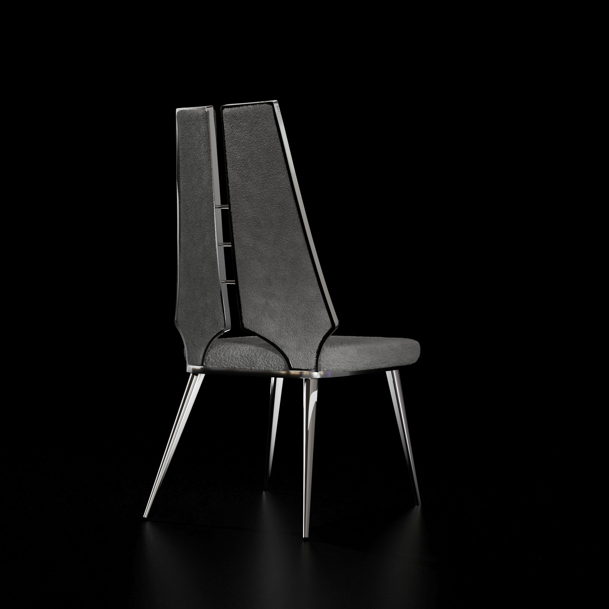 Santos Silver Dining Chair