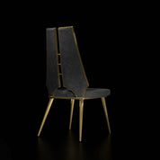 Santos Titanium Gold Dining Chair
