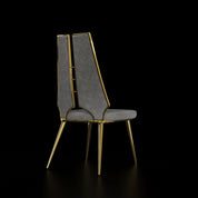 Santos Titanium Gold Dining Chair