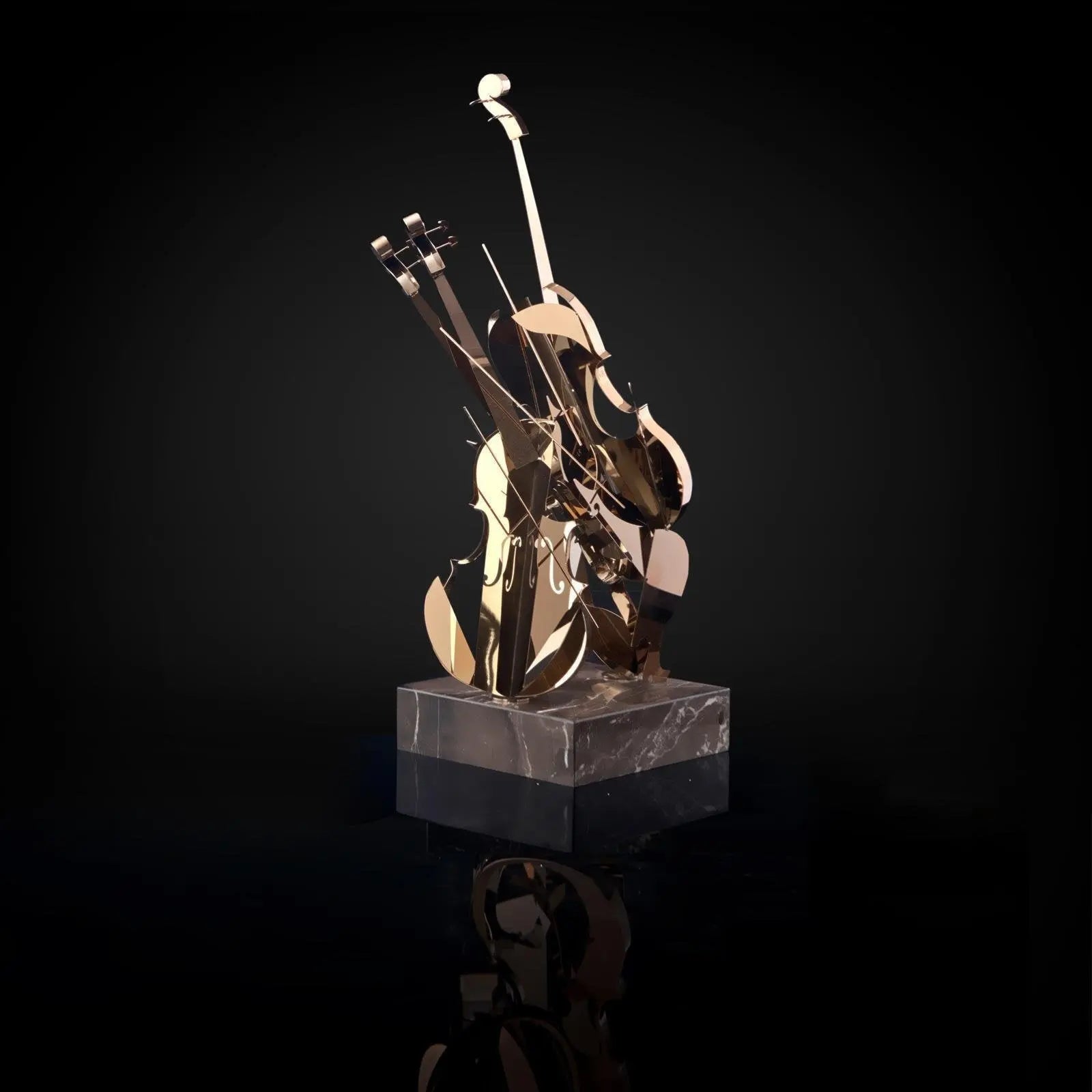 solo violin stylish sculpture