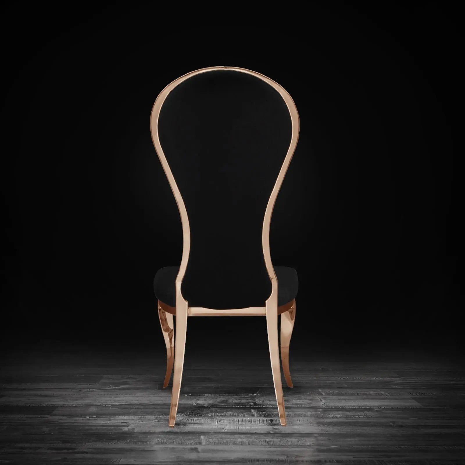 sophia rgss black luxury dining chair