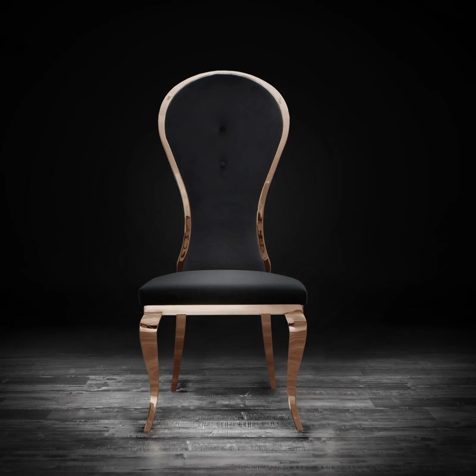 sophia rgss black stylish dining chair