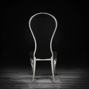 sophia silver black luxury dining chair