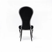 sophia silver black modern 8 dining chair