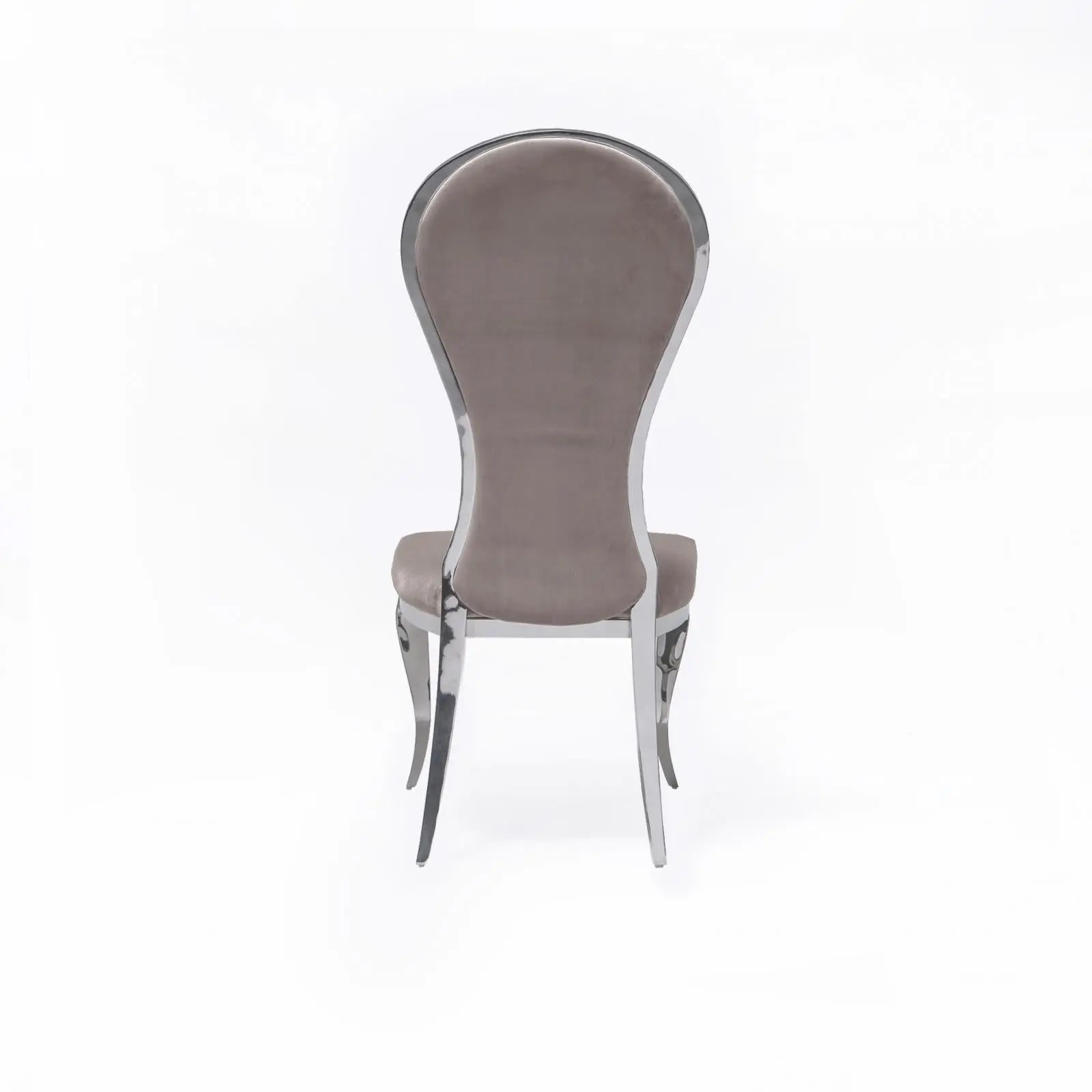 sophia silver taupe modern 8 dining chair