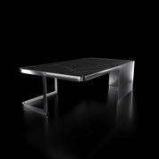 Tullio Smoked Black Rectangular Coffee Table   My Store Black-Ceramic Coffee Table