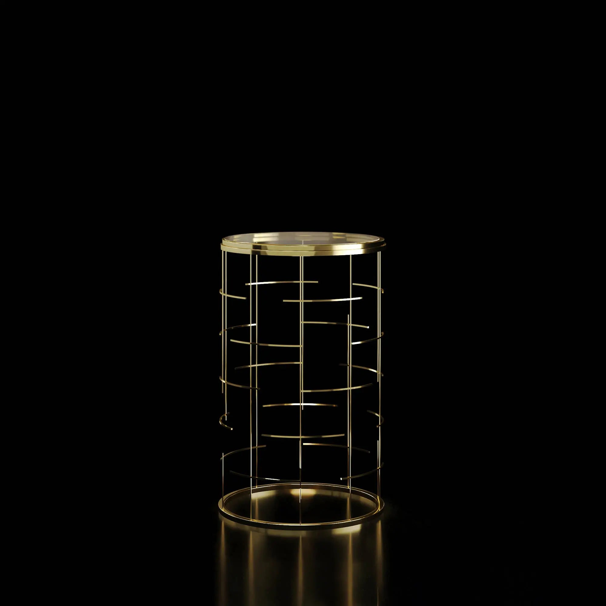 Vitolo Flower Stands | Champagne Gold - My Store-Small-Flower Stand