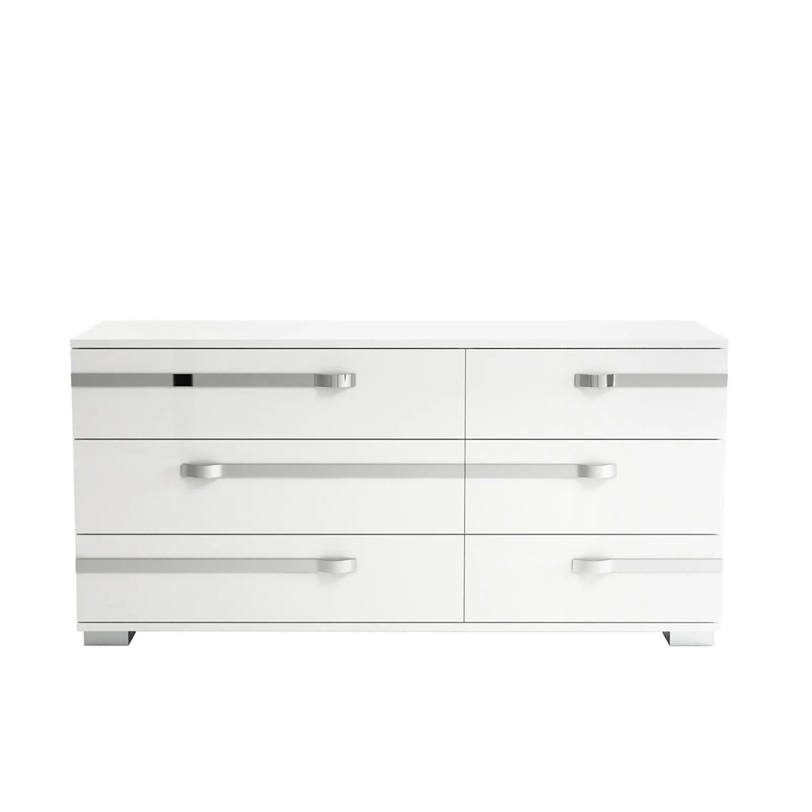 white contemporary dresser Volare Modern Dresser