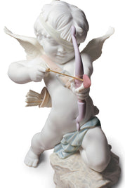 Straight to The Heart Cupid Angel Figurine