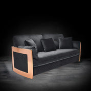 adagio rgss black stylish sofa set