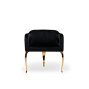Caprice Dining Chair Titanium Gold - My Store