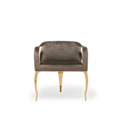 Caprice Dining Chair Titanium Gold - My Store