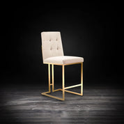 Cameron Brushed Gold Counter Stool - My Store