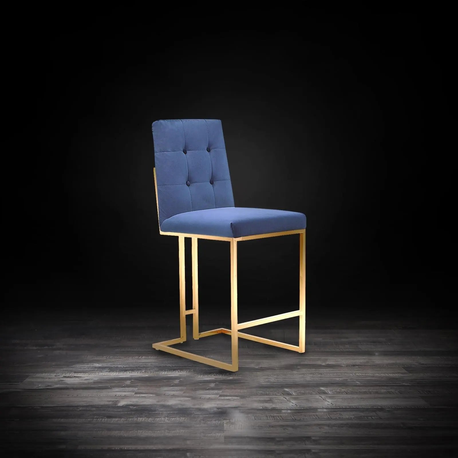 Cameron Brushed Gold Counter Stool - My Store