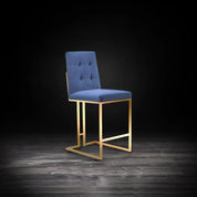 Cameron Brushed Gold Counter Stool - My Store