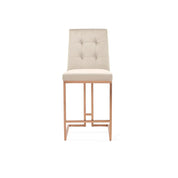 Cameron Rose Gold Counter Stool - My Store