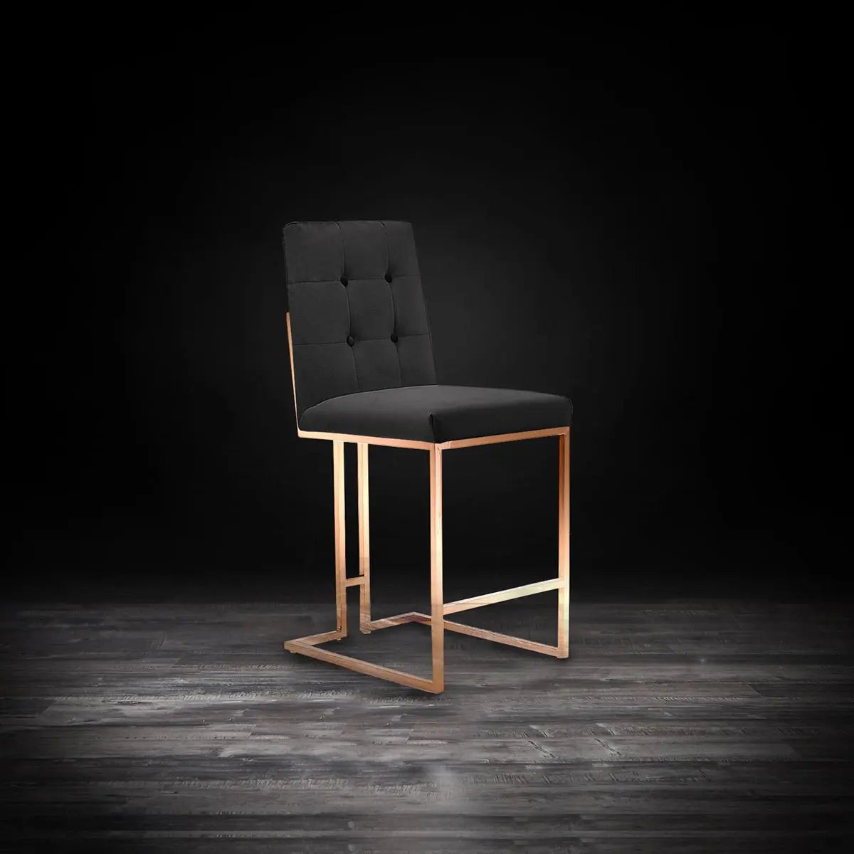 Cameron Rose Gold Counter Stool - My Store