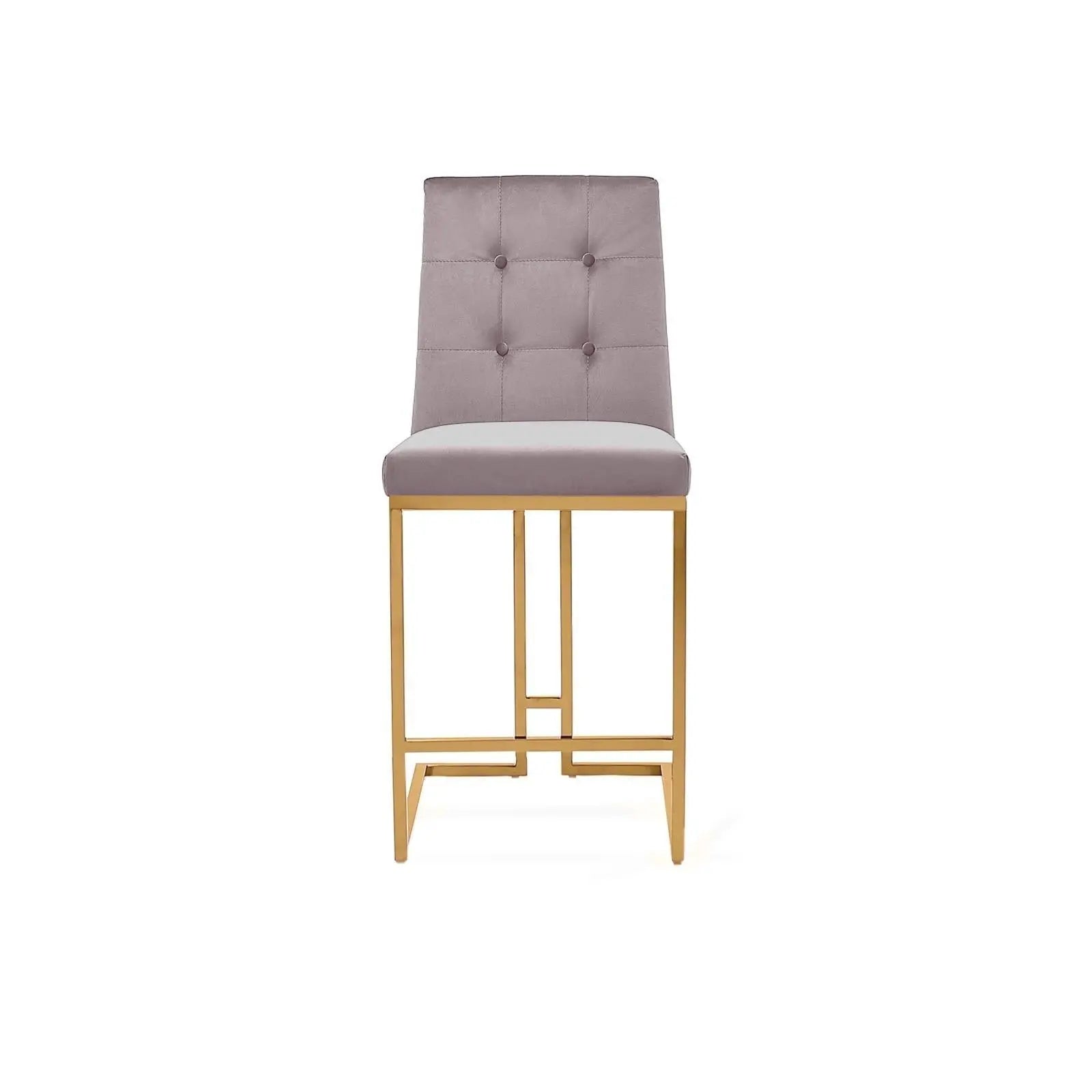 Bar Stool Cameron Counter Stool Titanium Gold AllaModa Furniture