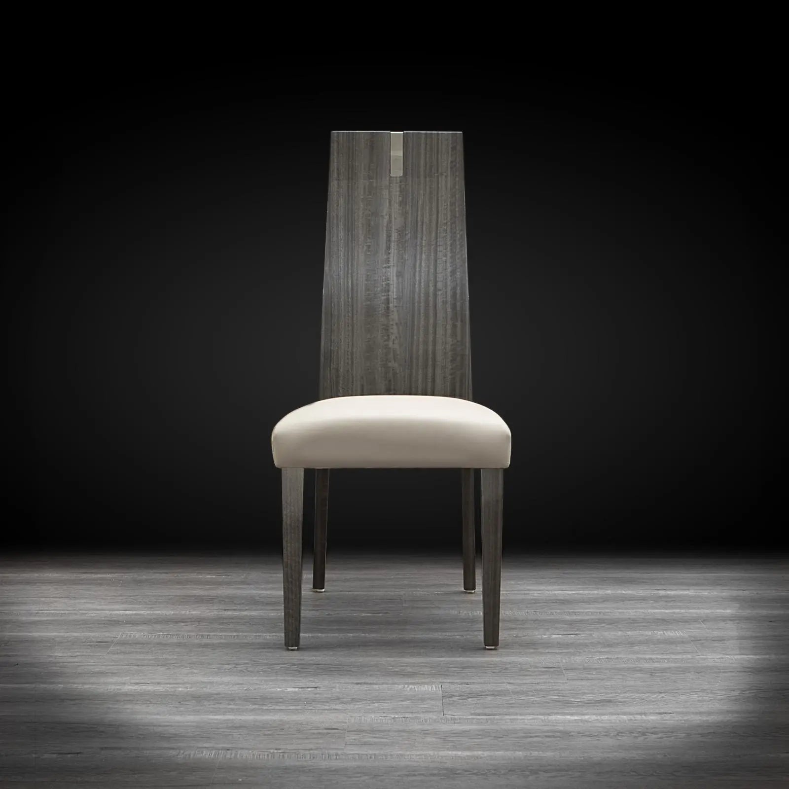 capri gray modern dining chair