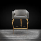 caprice brtg counter gray modern bar stool