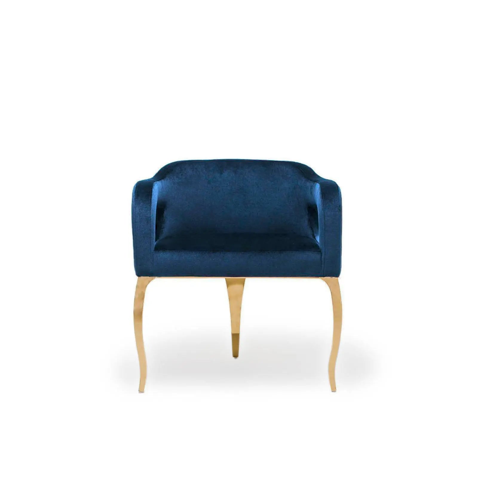 Caprice Titanium Gold Dining Chair