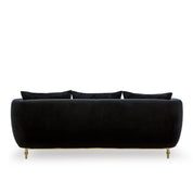 cerchio gold black allamoda 7 sofa set