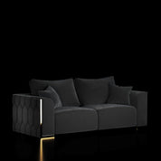 Dino Gold Sofa Set | Smoke   My Store  Sofa Set
