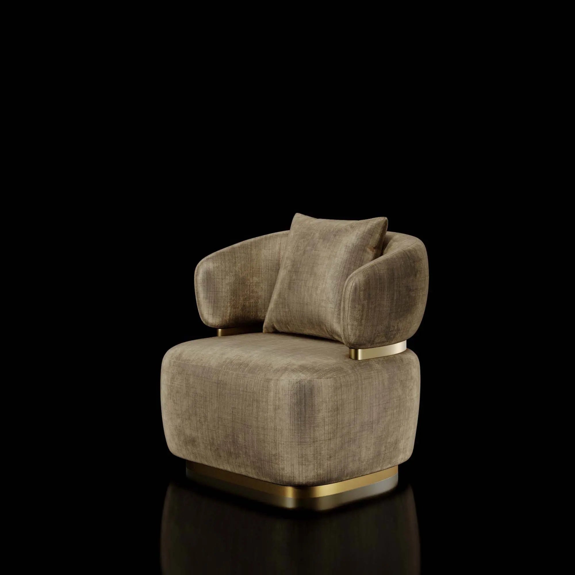 Emma Titanium Gold Sofa Set | Champagne   My Store  Sofa Set
