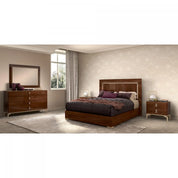 eva walnut oak modern night stand