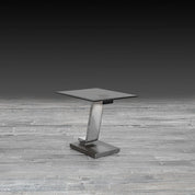 float silver stylish end table