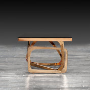 flow glass rg modern end table