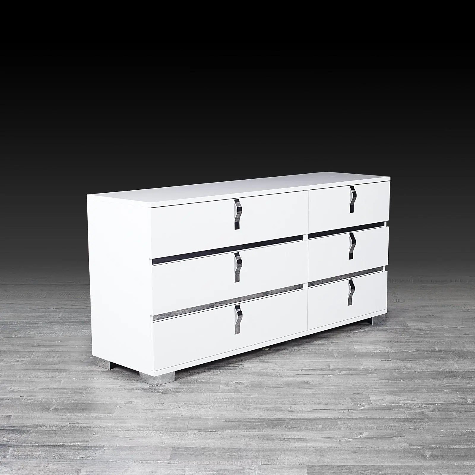 hollywood white stylish dresser